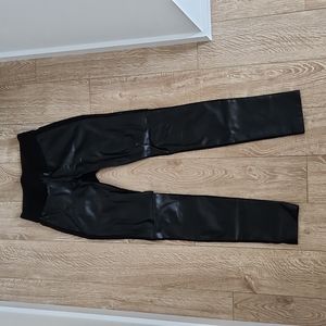 Club Monaco Faux Leather Front Panel Leggings